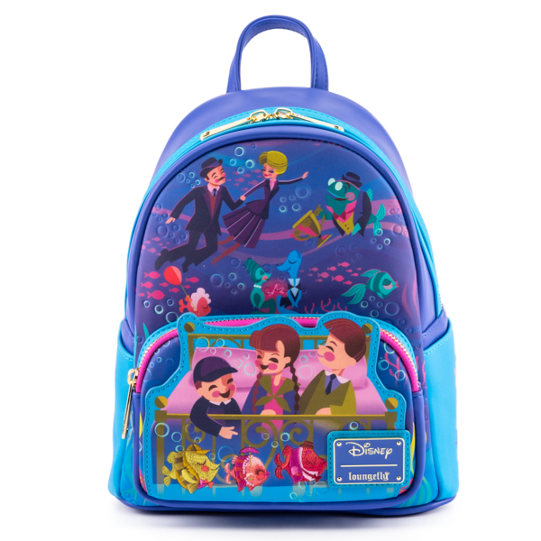 Loungefly Disney Bedknobs And Broomsticks Beautiful Briny Ballroom Mini Backpack Image 1