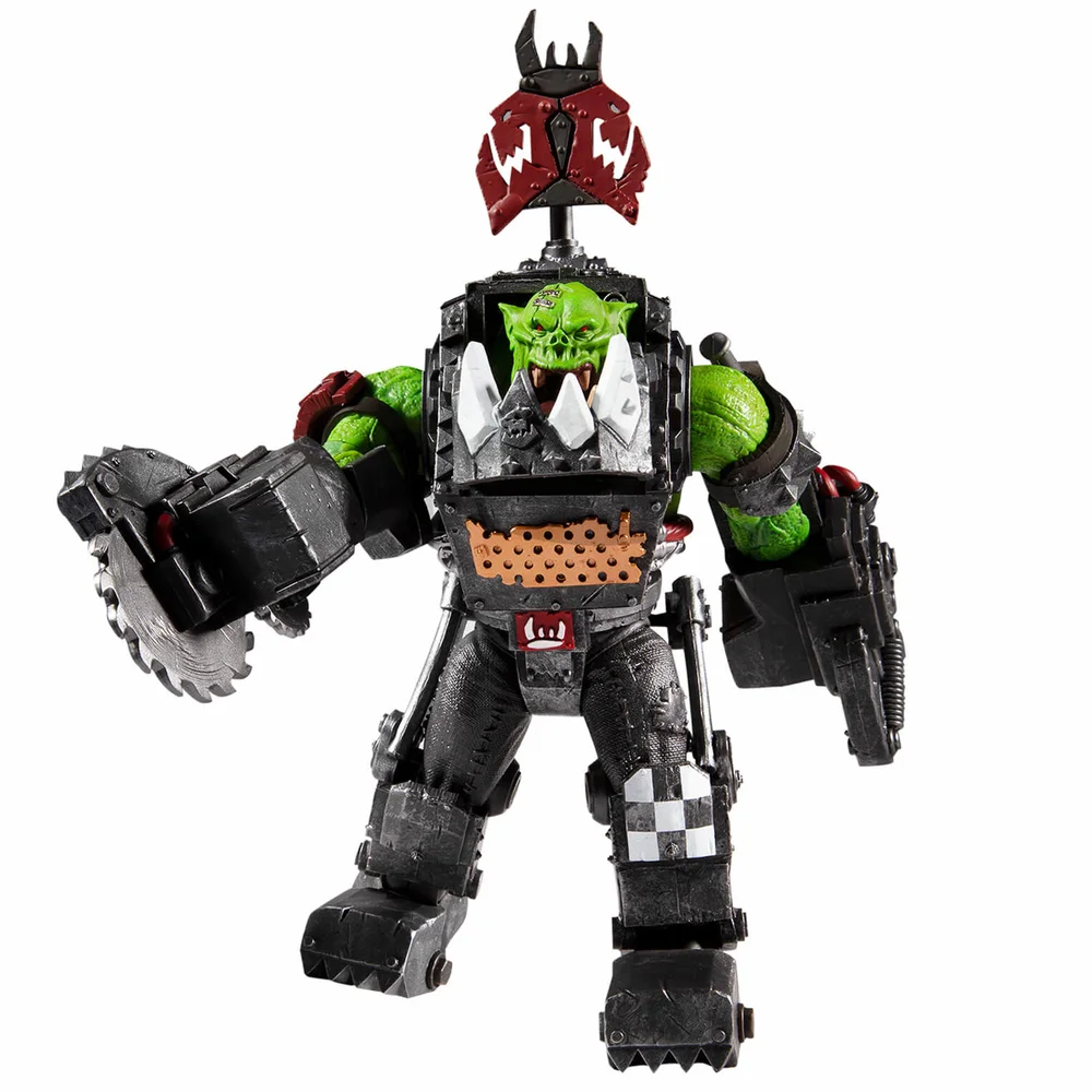 McFarlane Warhammer 40,000 Megafig Action Figure - Ork Meganob with Buzzsaw Image 1
