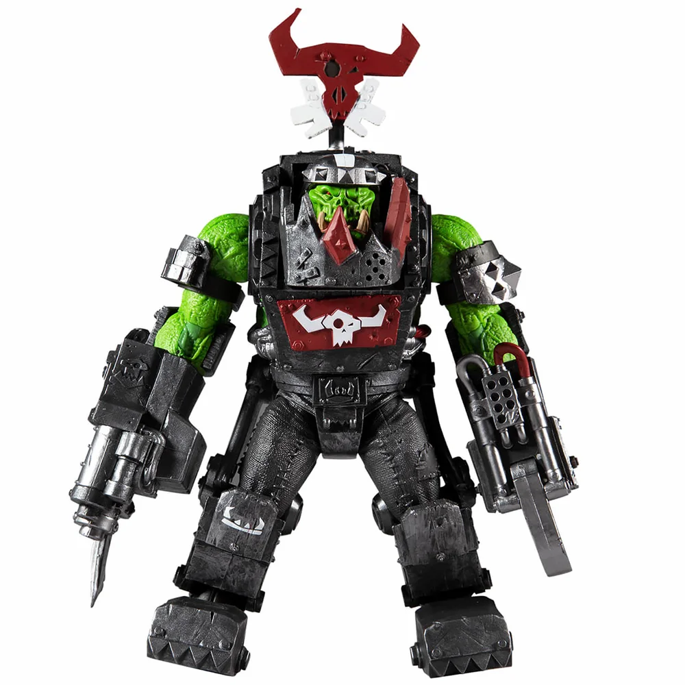 McFarlane Warhammer 40,000 Megafig Action Figure - Ork Meganob with Shoota Image 1