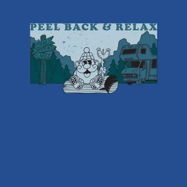 Mr. Potato Head Peel Back And Relax Men's T-Shirt - Blue