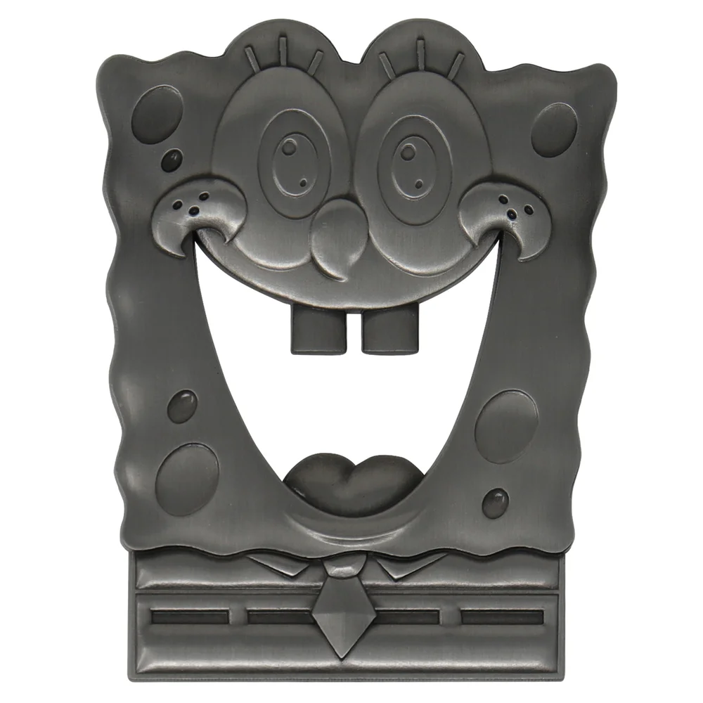 Fanattik SpongeBob SquarePants SpongeBob Face Metal Bottle Opener Image 1