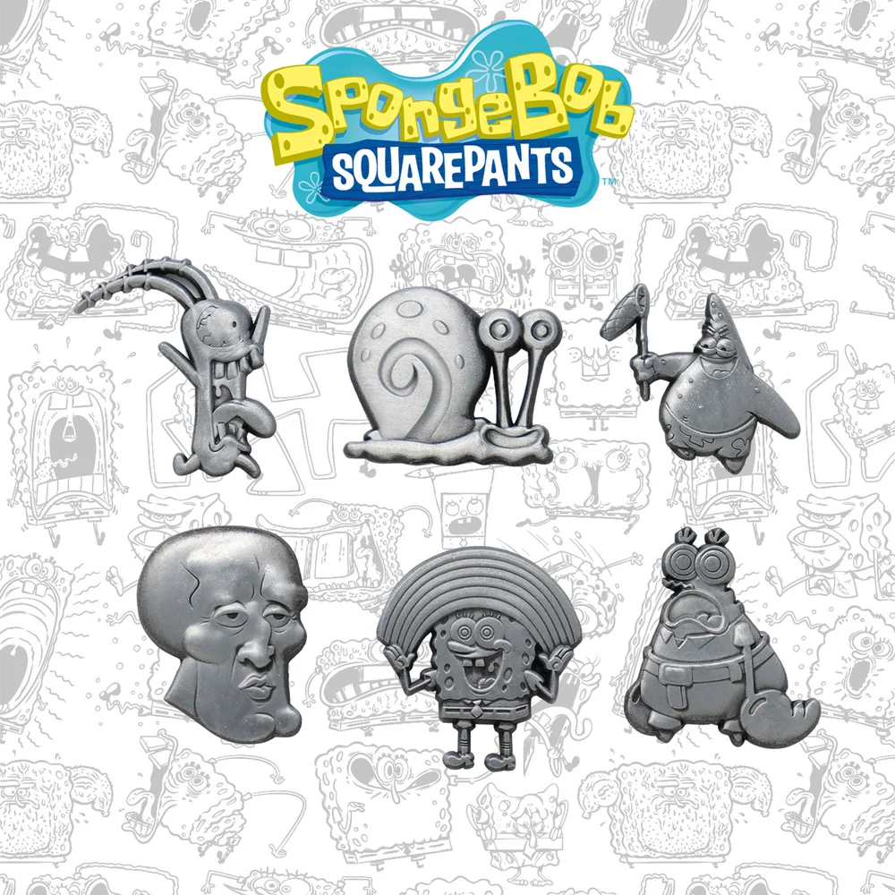 Fanattik SpongeBob SquarePants Limited Edition 6 Pin Set Image 1