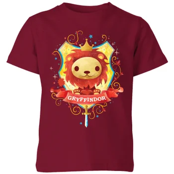 Harry Potter Gryffindor Kids' T-Shirt - Burgundy