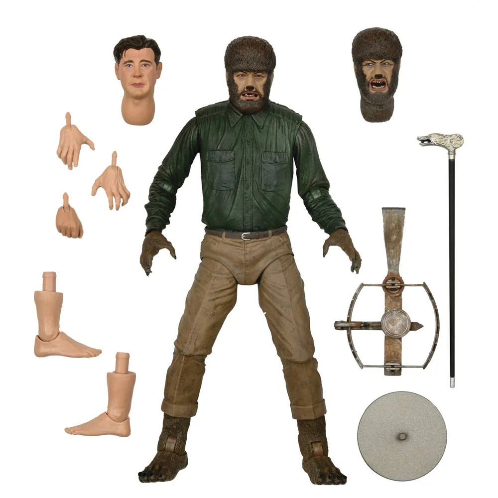 NECA Universal Monsters Wolf Man Lon Chaney Jr Ultimate 7 Inch Action Figure Image 1