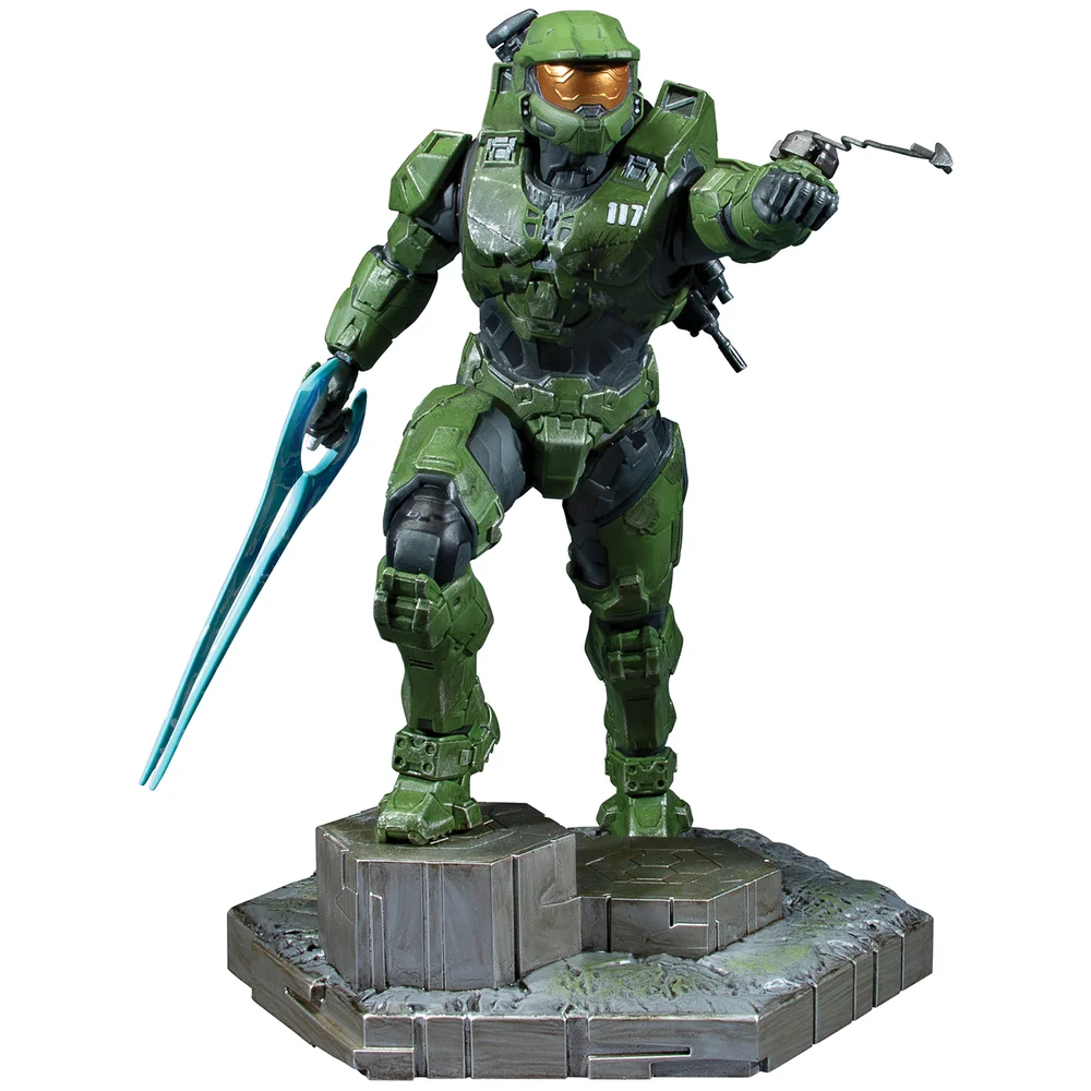 Dark Horse Halo Infinite Master Chief with Grappleshot - 10 Inch PVC Statue Image 1