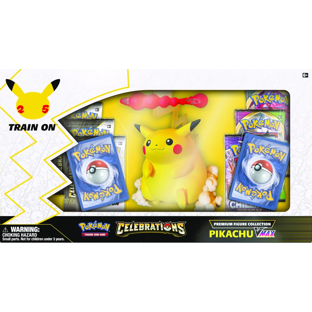 Pokémon TCG: Celebrations Premium Figure Collection - Pikachu VMAX (25th Anniversary) Image 1