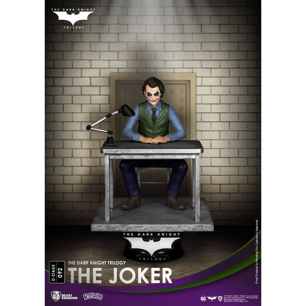 Beast Kingdom DC Comics D-Stage PVC Diorama The Dark Knight Trilogy The Joker 16 cm Image 1