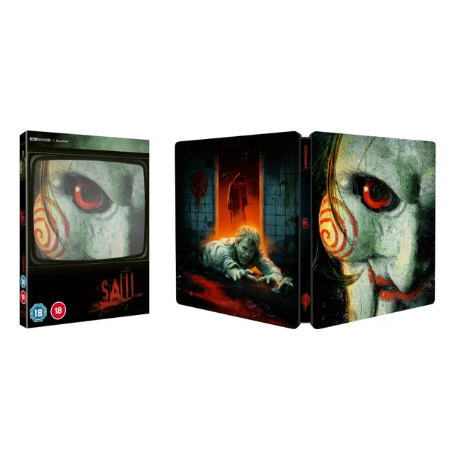 Saw - 4K Ultra HD Steelbook with O-Ring (Includes Blu-ray)