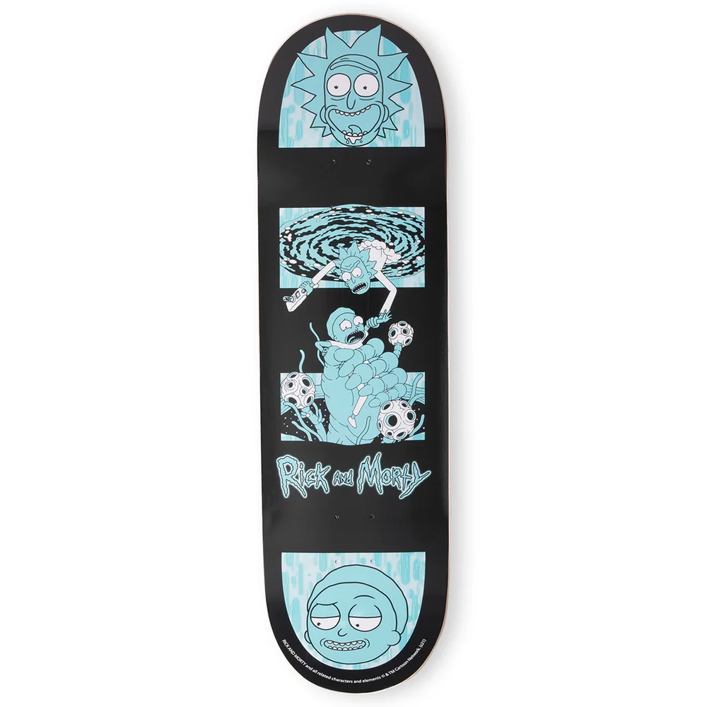 Rick And Morty DUST! Exclusive SkateBoard Deck - Portal Reach Image 1