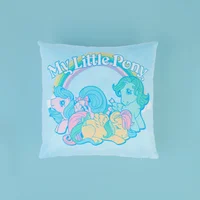 My Little Pony Retro Rainbow Square Cushion - undefined undefined
