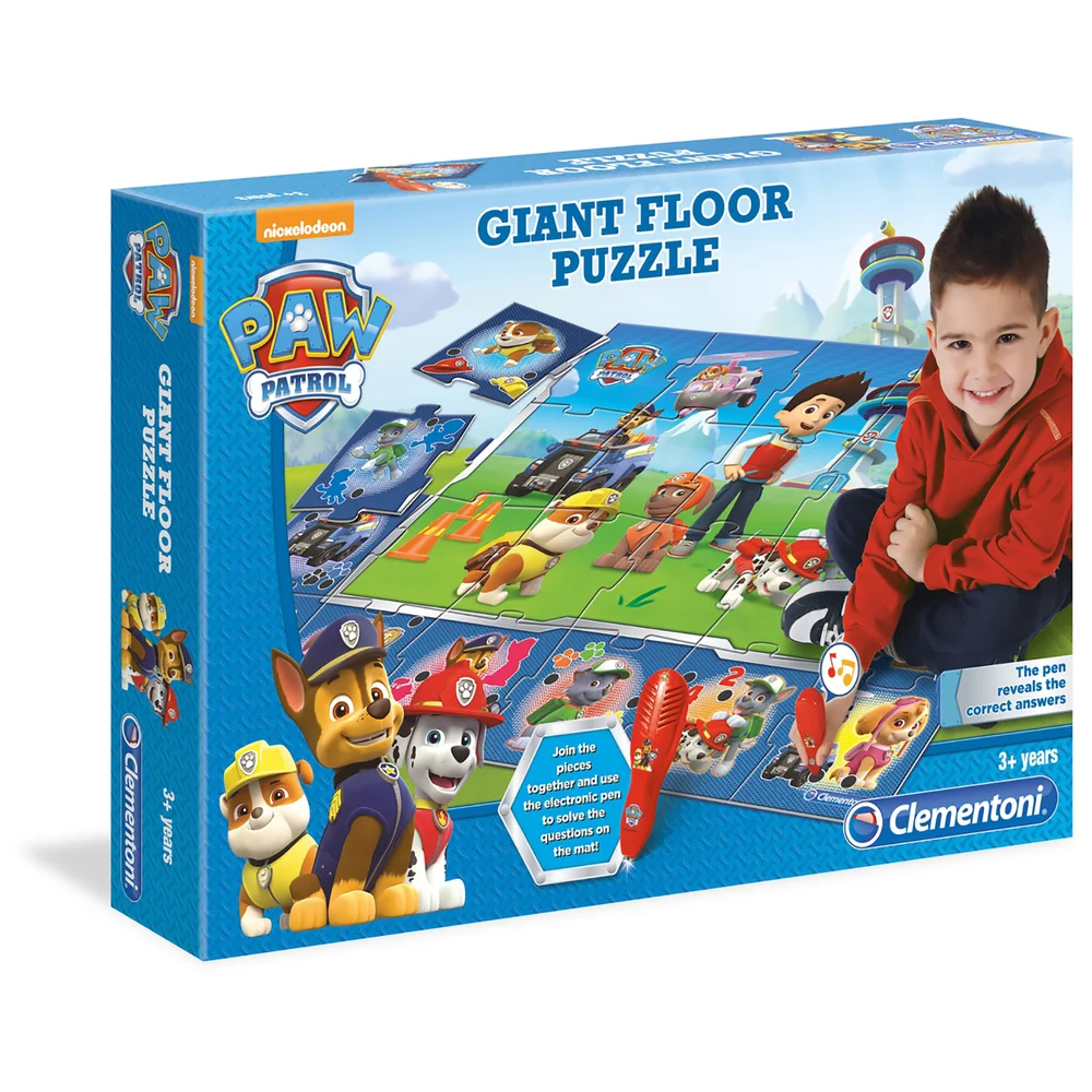 Clementoni Interactive Giant Floor Puzzle - Paw Patrol Image 1