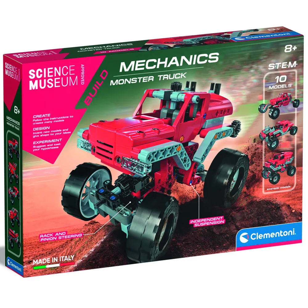 Clementoni Mechanics Lab - Monster Truck Toy Image 1
