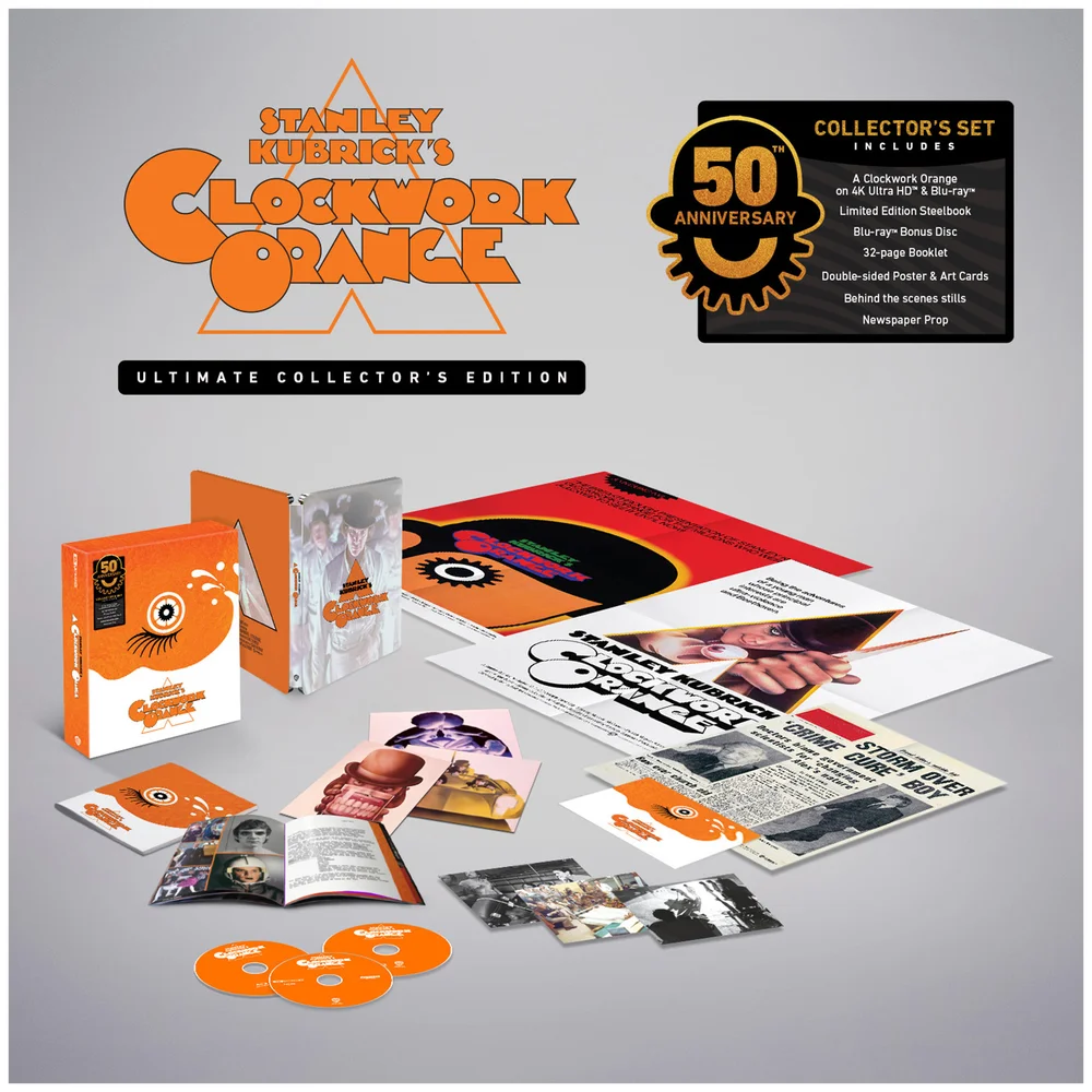 A Clockwork Orange - Zavvi Exclusive 4K Ultimate Collector?s Edition Steelbook (Includes 2D Blu-ray) Image 1