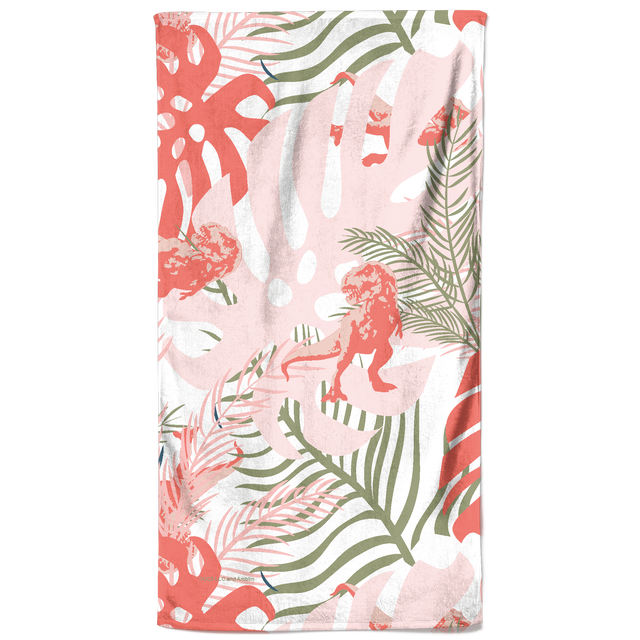 Jurassic World Tropical T Rex Beach Towel