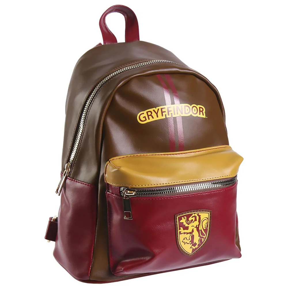 Harry Potter Gryffindor Faux-Leather Backpack Image 1