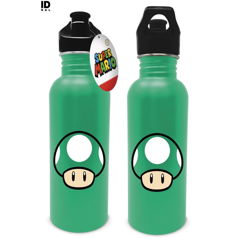 Nintendo (Mushroom) Metal Canteen Bottle Image 1