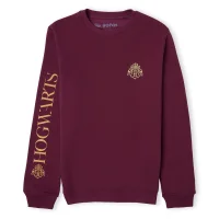 Harry Potter Hogwarts Signature Unisex Sweatshirt - Burgundy - undefined undefined