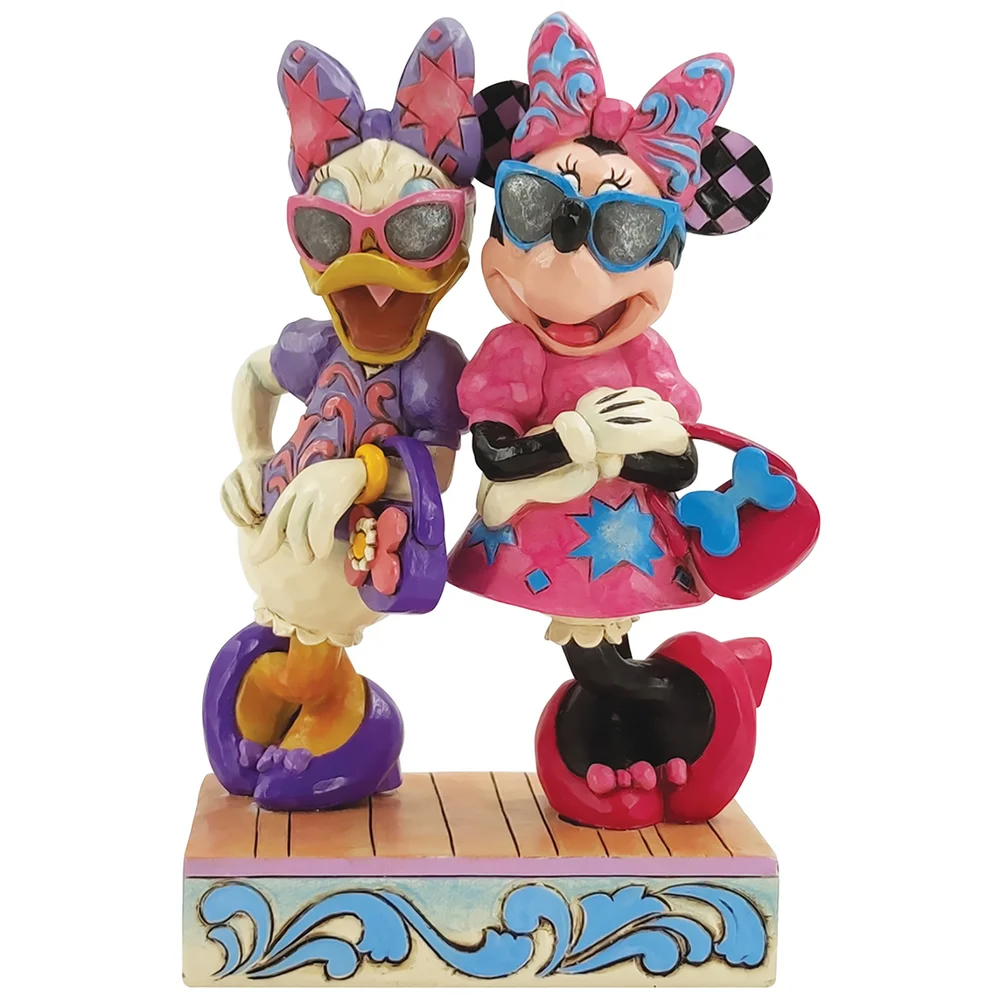 Disney Traditions Fashionista Minnie and Daisy Figurine Image 1