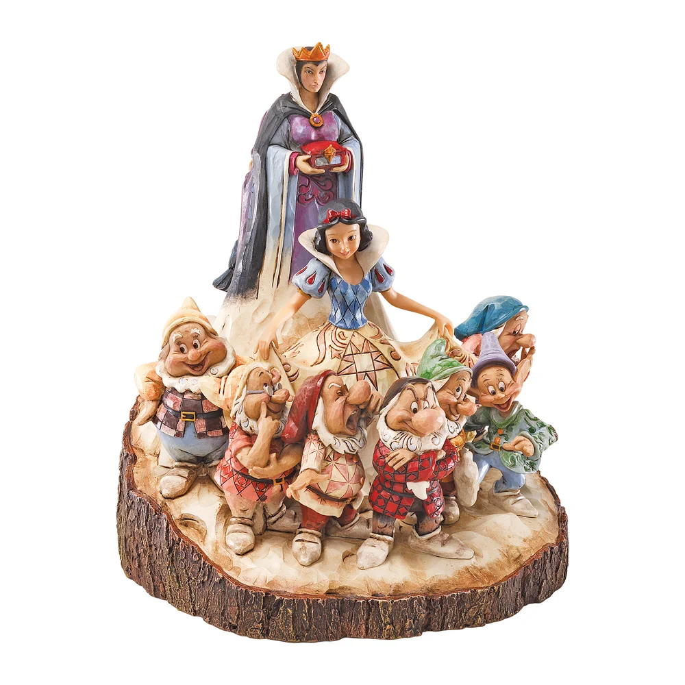 Disney Traditions Snow White The One That Started Carved by Heart Figurine Image 1