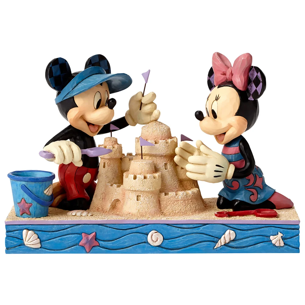 Disney Traditions Seaside Sweethearts Mickey & Minnie Figurine Image 1