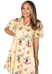 Cakeworthy Beauty and the Beast Puffy Sleeve Dress - undefined undefined