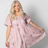 Cakeworthy Sleeping Beauty Puffy Sleeve Dress - undefined undefined