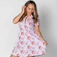 Cakeworthy The Little Mermaid Bubbles Button Up Dress - undefined undefined