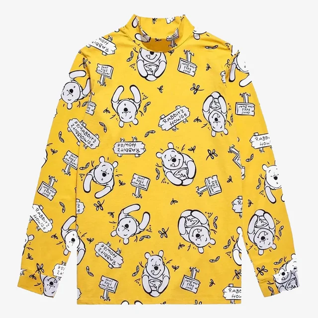 Cakeworthy Winnie the Pooh Mockneck Long Sleeve T-Shirt