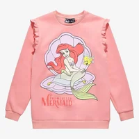 Cakeworthy The Little Mermaid Ruffle Sleeve Sweatshirt - undefined undefined