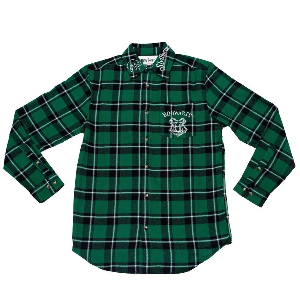 Cakeworthy Slytherin Flannel Shirt - S Image 1