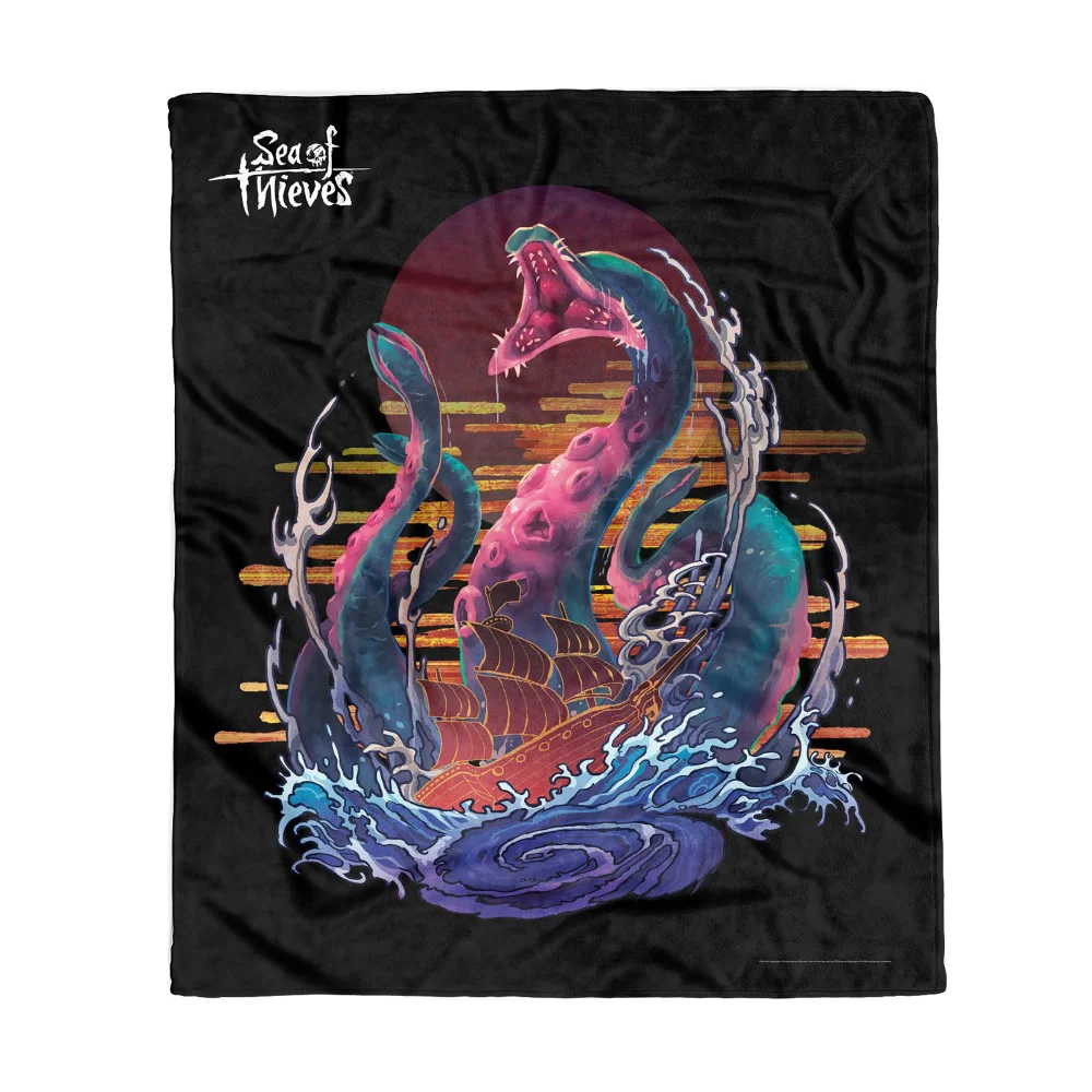 Sea Of Thieves Brand Kraken Bed Throw Image 1