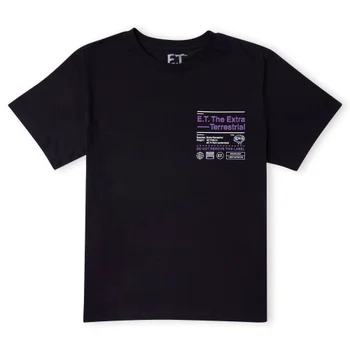 E.T. the Extra-Terrestrial Unisex T-Shirt - Black