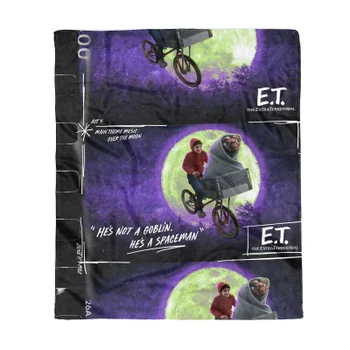 E.T. the Extra-Terrestrial Film Reel Fleece Blanket