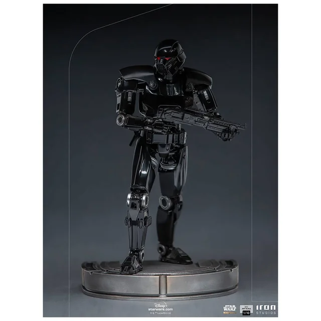 Iron Studios Star Wars The Mandalorian BDS Art Scale Statue 1/10 Dark Trooper 24 cm