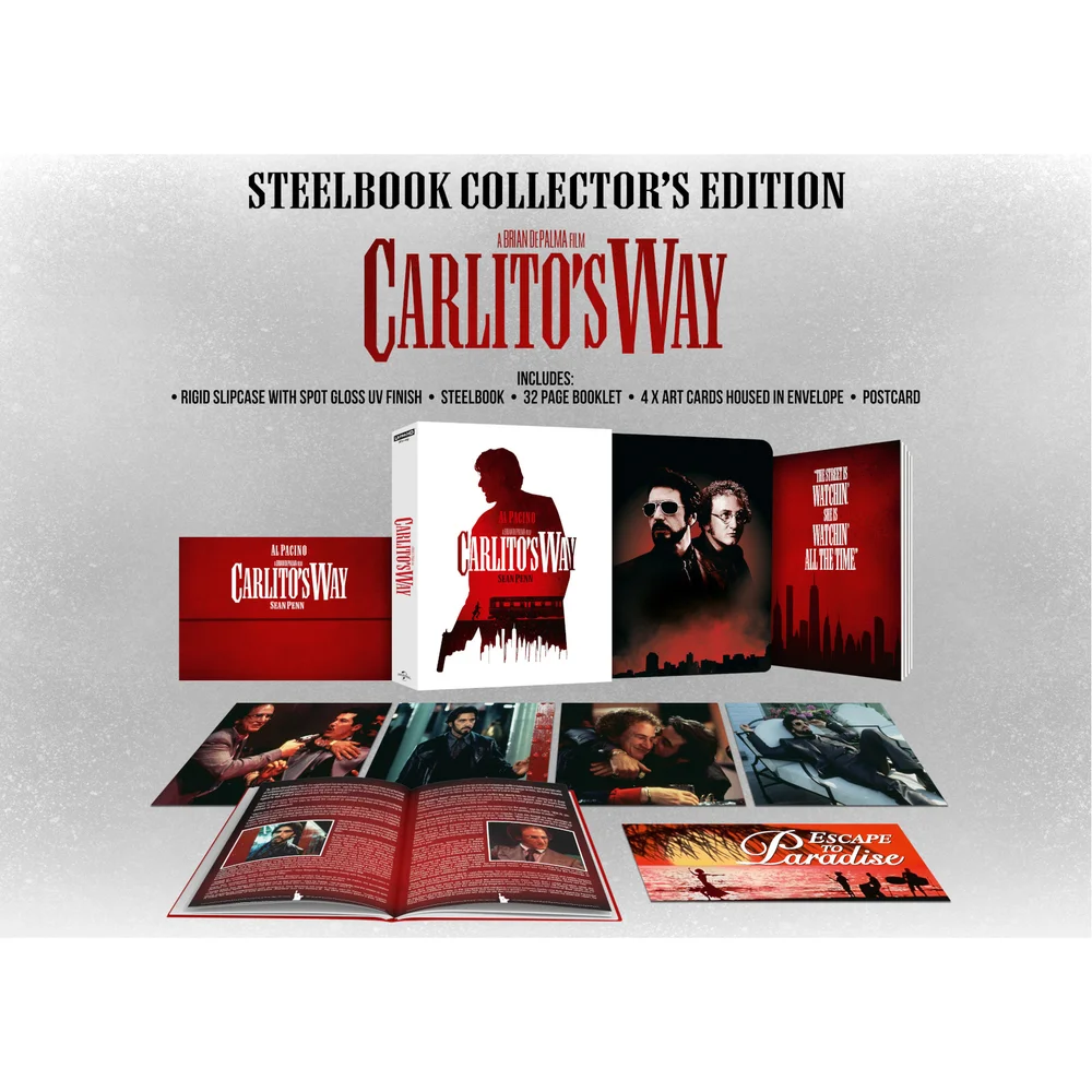 Carlito's Way - Zavvi Exclusive 4K Ultra HD Steelbook Collector's Edition Image 1
