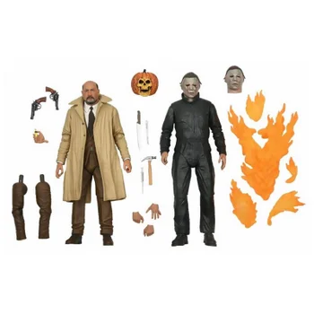 NECA Halloween 2 Michael Myers and Dr Loomis 2 Pack Ultimate 7 Inch Action Figures