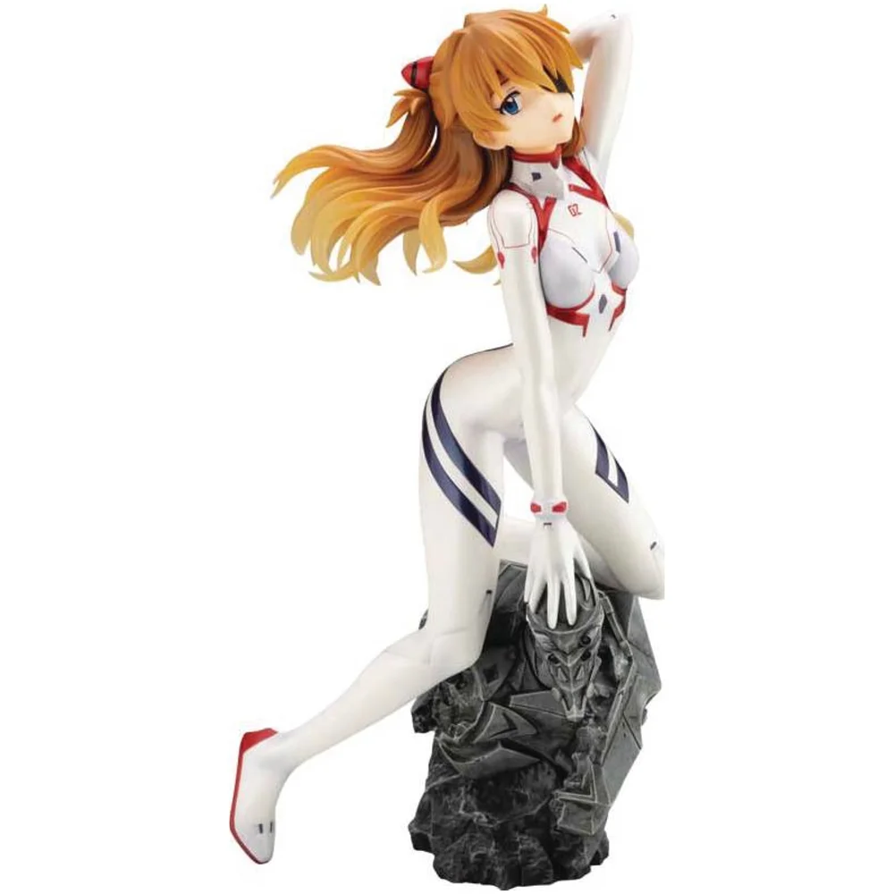 Kotobukiya Evangelion 3.0+1.0 Thrice Upon A Time Ani*Statue - Asuka Shikinami Langley (White Plugsuit Version) Image 1
