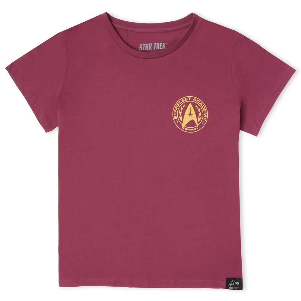 Star Trek Starfleet Commander Women's T-Shirt - Burgundy - XS Image 1