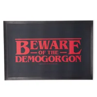Stranger Things Beware The Demogorgon Entrance Mat - undefined undefined