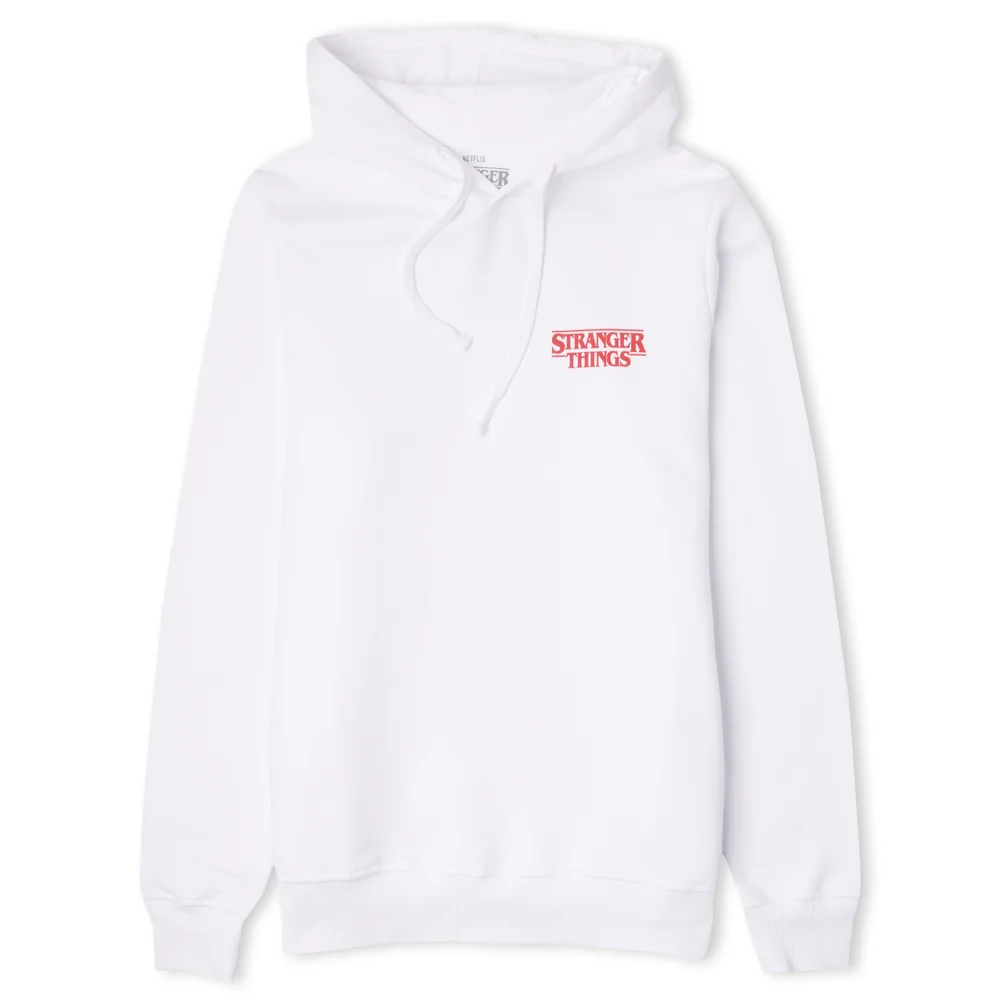 Stranger Things Americana Unisex Hoodie - White - S Image 1