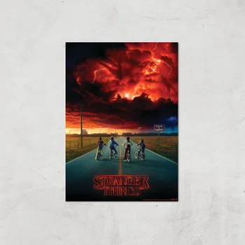 Stranger Things Welcome To Hawkins Giclee Art Print