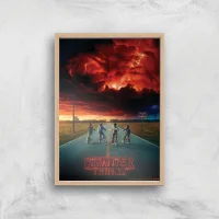 Stranger Things Welcome To Hawkins Giclee Art Print - undefined undefined