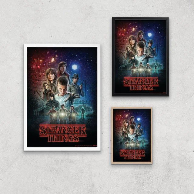 Stranger Things Season One Poster Giclee Art Print
