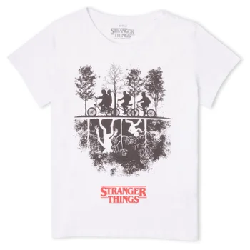 Stranger Things Upside Down Women's T-Shirt - White