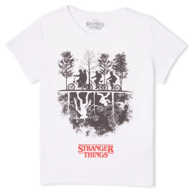 Stranger Things Upside Down Women's T-Shirt - White