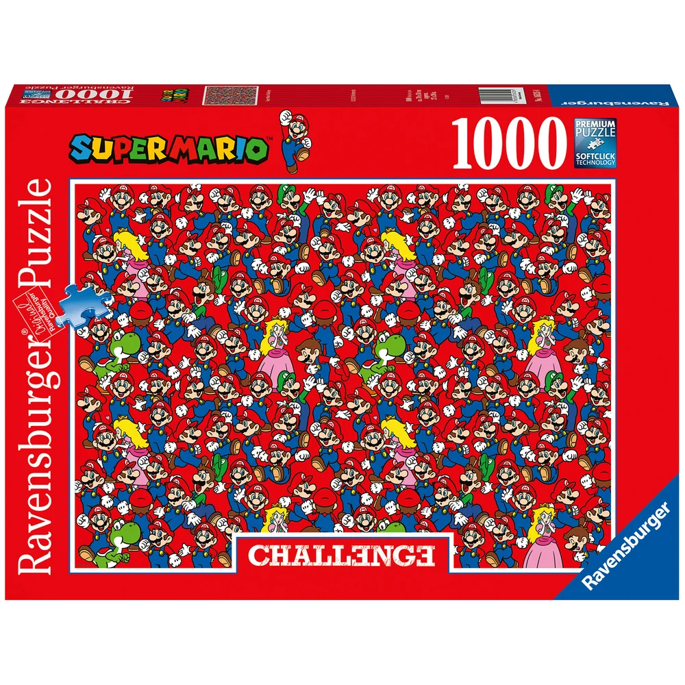 Ravensburger Super Mario 1000 piece Challenge Jigsaw Puzzle Image 1