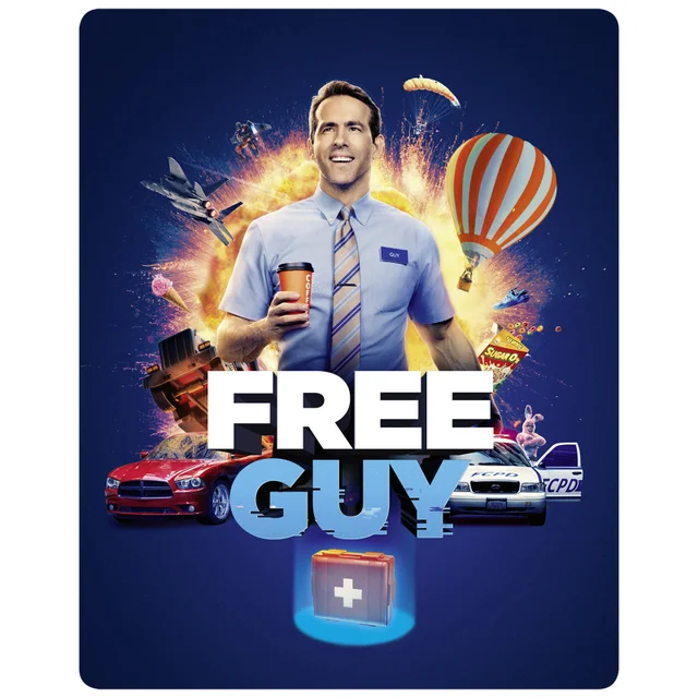 Free Guy 4K Ultra HD Zavvi Exclusive Steelbook (Includes Blu-ray)