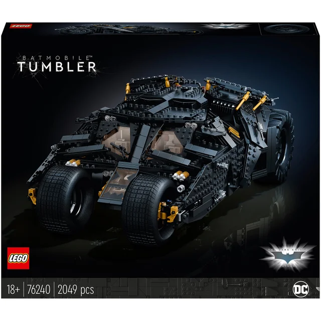 LEGO DC Batman Batmobile Tumbler Car Set for Adults (76240)