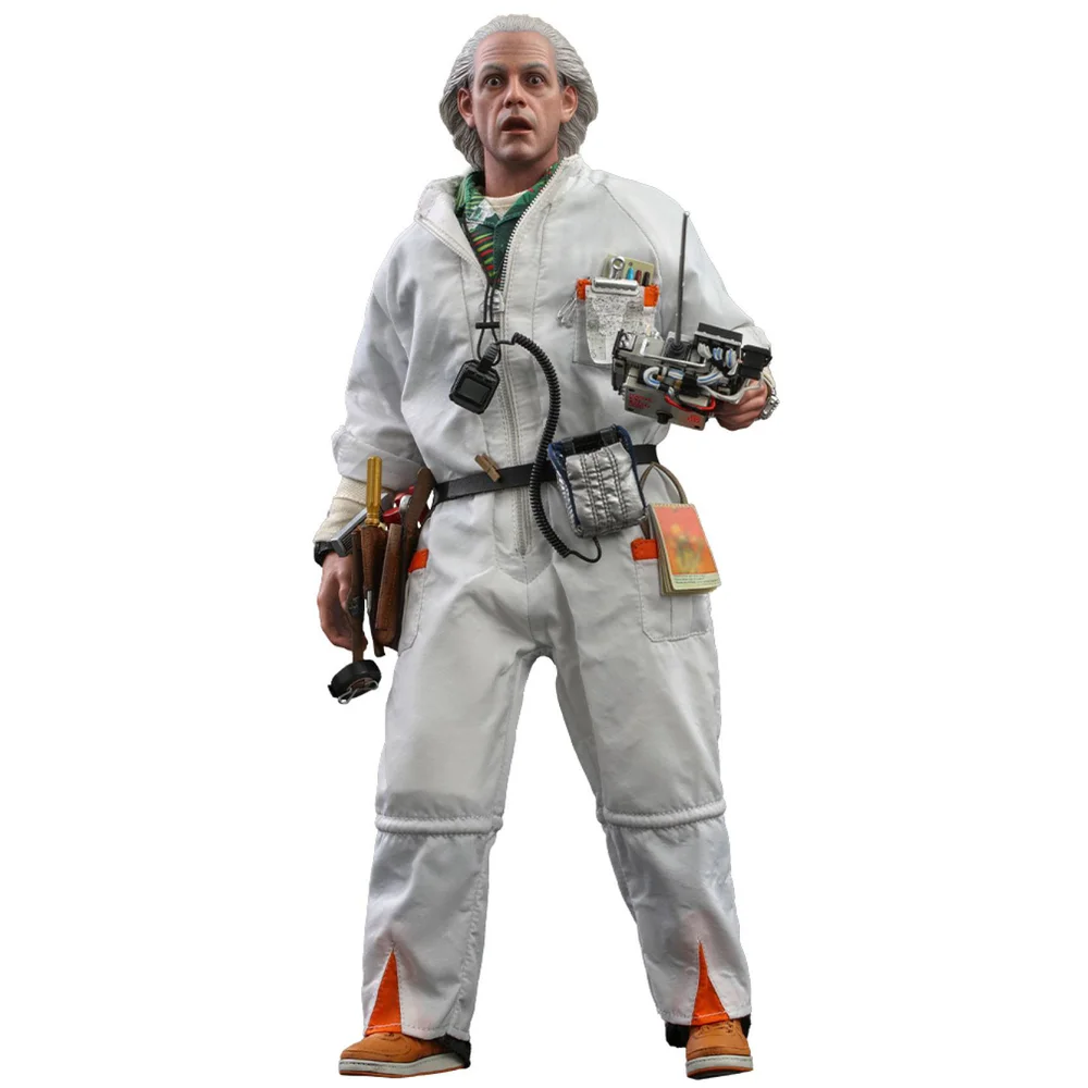Hot Toys Back to the Future Movie Masterpiece Action Figure 1/6 Doc Brown 30cm Image 1