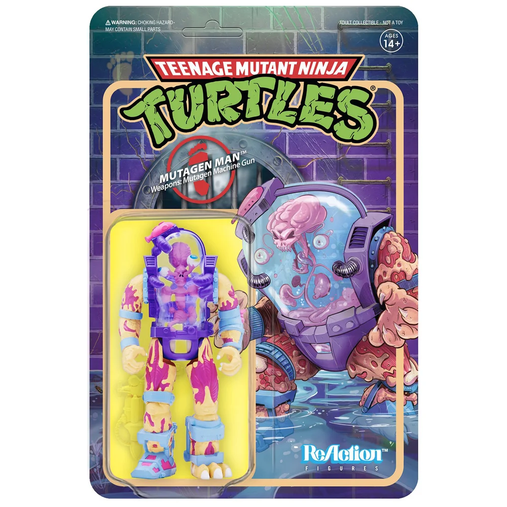Super7 Teenage Mutant Ninja Turtles ReAction Figure - Mutagen Man Image 1